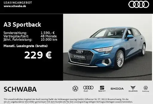 Gebraucht Audi A3 Advanced Plus 110 PS (80 kW) 2023 Blau Limousine