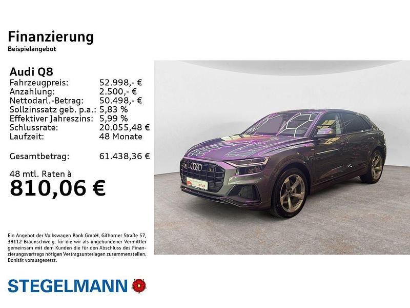 Gebraucht Audi Q8 S-Line 286 PS (210 kW) 2021 Grau SUV