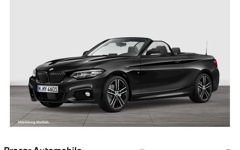 Schwarz Gebraucht 2021 BMW 220 M Sport Cabrio | 29.490 € (Fairer Preis) - Bild 1/4