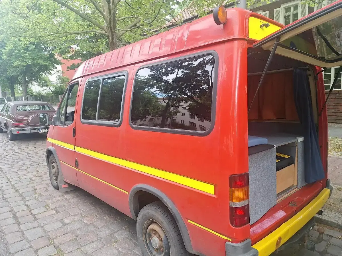 Gebraucht Ford Transit 68 PS (50 kW) 1993 Rot Van / Kleinbus