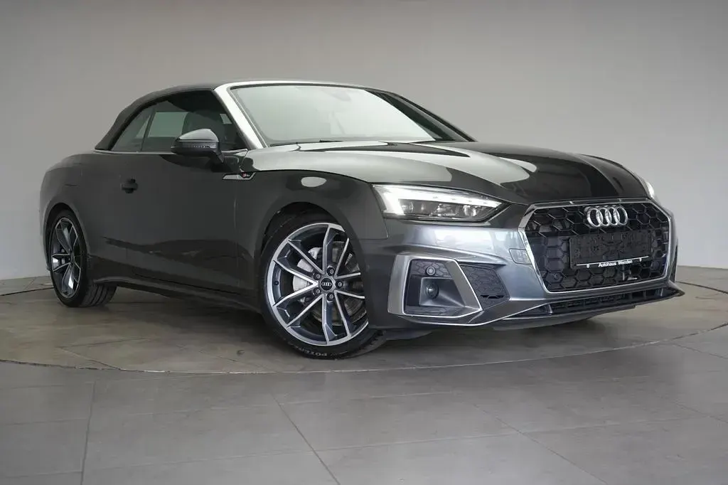 Gebraucht Audi A5 Cabriolet S-Line 204 PS (150 kW) 2022 Daytona gray pearl effect Cabrio