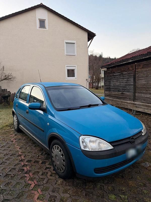 Blau Gebraucht 2003 Opel Corsa Kleinwagen | 1.000 € (Guter Preis) - Bild 1/4
