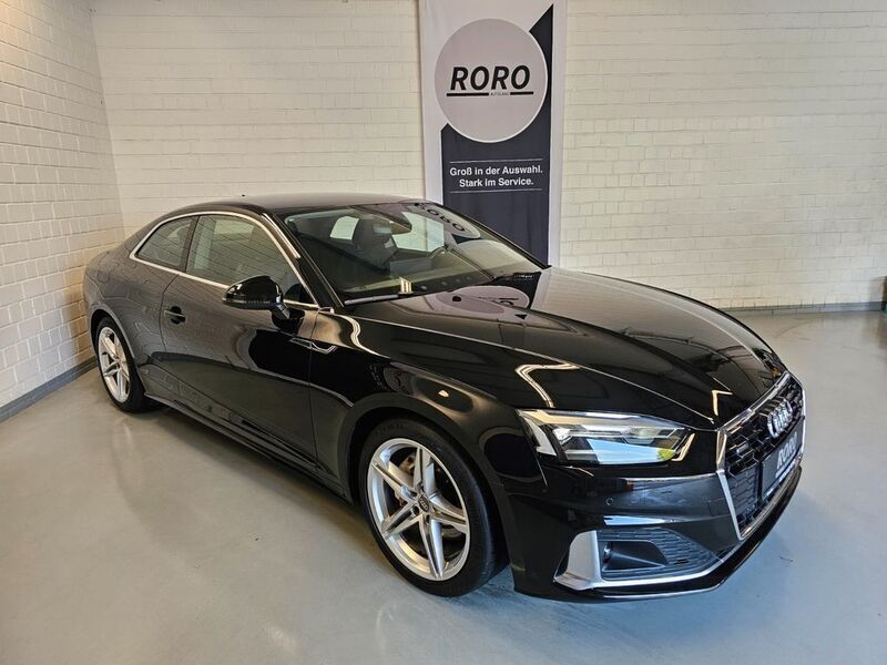 Second-hand Audi A5 Advanced Plus 190 CP (139 kW) 2020 Negru Coupe