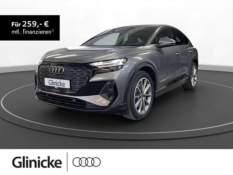 Taifungrau metallic Gebraucht 2022 Audi Q4 e-tron SUV | 39.880 € (Fairer Preis) - Bild 1/3