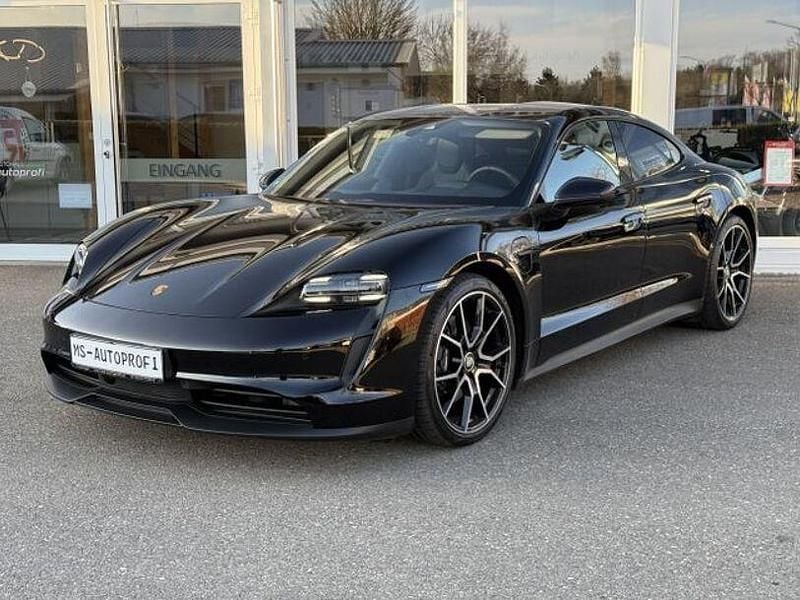 Schwarz llk Gebraucht 2023 Porsche Taycan Performance Package Limousine | 75.900 € (Fairer Preis) - Bild 1/4