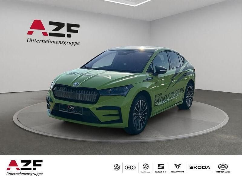 Grün Gebraucht 2024 Skoda Enyaq iV RS SUV | 47.990 € (Superpreis) - Bild 1/4