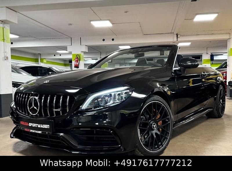 Obsidianschwarz metalliclack Gebraucht 2023 Mercedes C63S AMG AMG Cabrio | 107.300 € - Bild 1/4