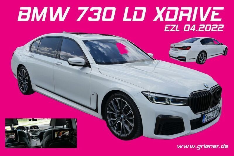 Weiß Gebraucht 2022 BMW 730L Performance Limousine | 58.900 € (Fairer Preis) - Bild 1/4
