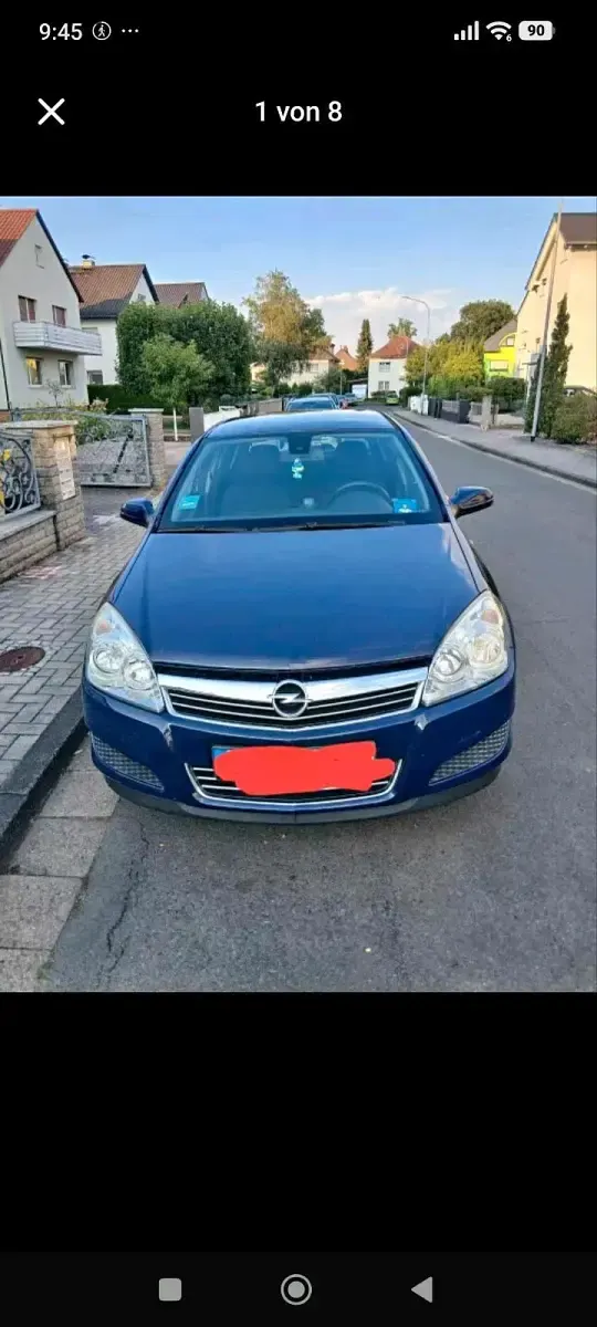 Gebraucht Opel Astra 140 PS (102 kW) 2008 Blau Kleinwagen