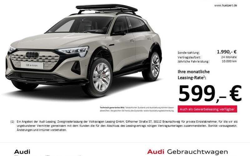 Siambeige metallic Gebraucht 2024 Audi Q8 e-tron Ambiente SUV | 79.488 € - Bild 1/4
