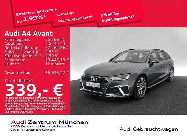 Daytonagrau perleffekt Gebraucht 2023 Audi A4 S-Line Kombi | 35.401 € (Fairer Preis) - Bild 1/1