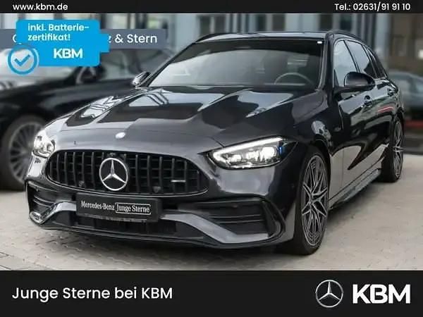 lack graphitgrau Gebraucht 2023 Mercedes C43 AMG AMG Kombi | 53.730 € (Superpreis) - Bild 1/4