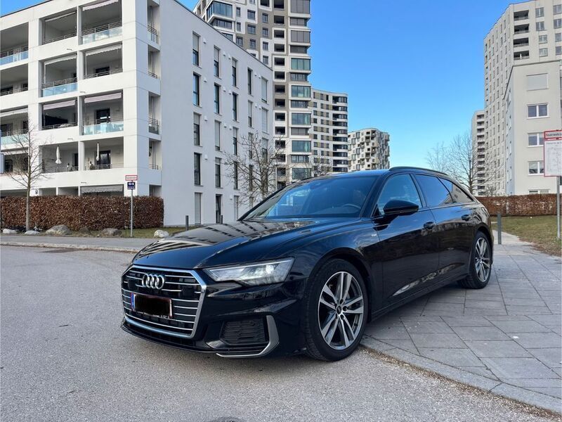 Schwarz Gebraucht 2021 Audi A6 S-Line Kombi | 26.900 € (Superpreis) - Bild 1/4