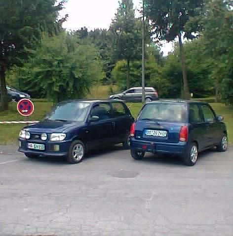 Gebraucht Daihatsu Cuore 76 PS (55 kW) 1999 Blau metallic Kleinwagen