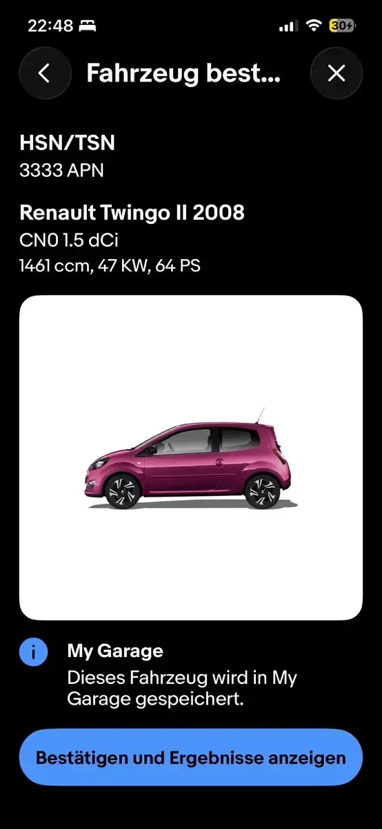Gebraucht Renault Twingo 64 PS (47 kW) 2008 Orange Kleinwagen