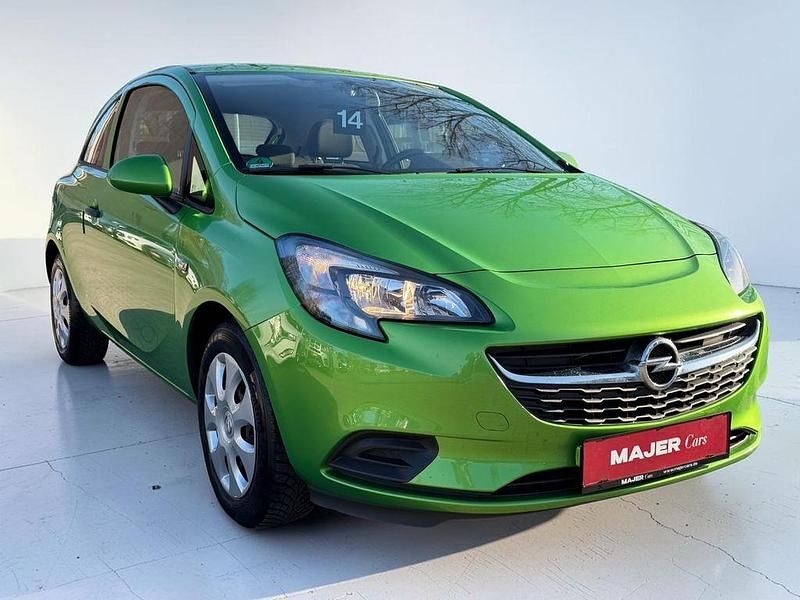 Gebraucht Opel Corsa Selection 69 PS (50 kW) 2015 Grün Kleinwagen