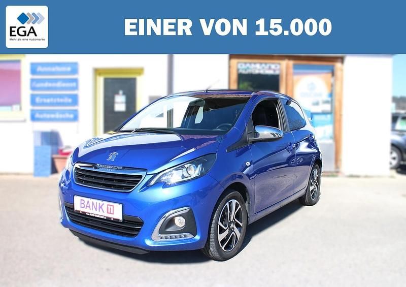 Blau metallic Gebraucht 2018 Peugeot 108 Style Kleinwagen | 9.610 € (Fairer Preis) - Bild 1/4