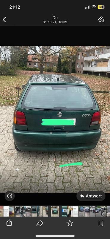 Grün Gebraucht 1998 VW Polo Coupé | 600 € (Superpreis) - Bild 1/4