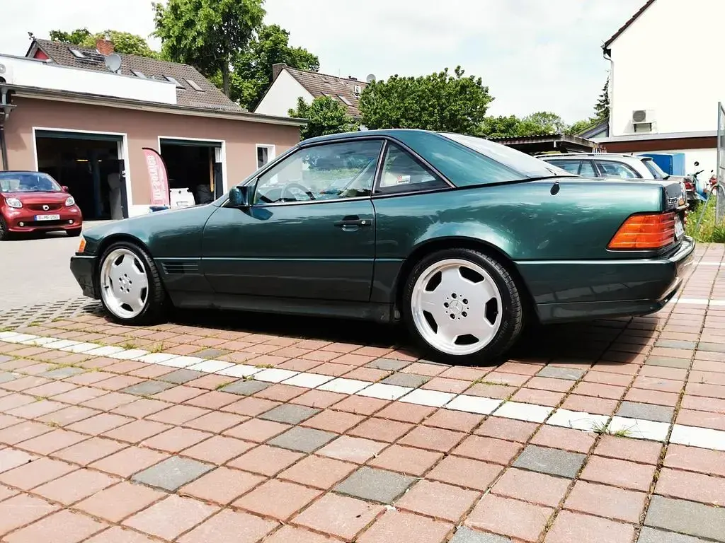 Gebraucht Mercedes SL500 320 PS (235 kW) 1992 Grün Cabrio