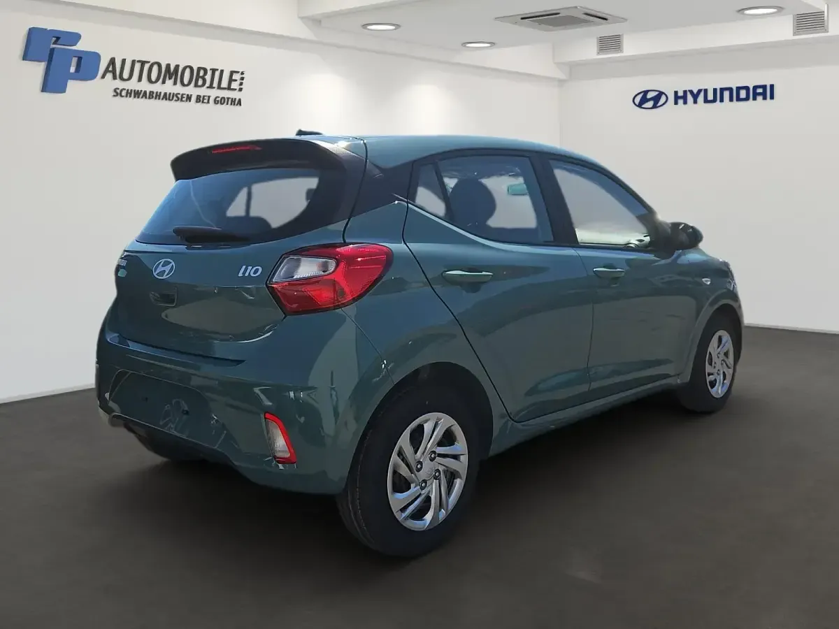 Uusi Hyundai i10 Select 63 HP (46 kW) 2025 Vihreä Viistoperä