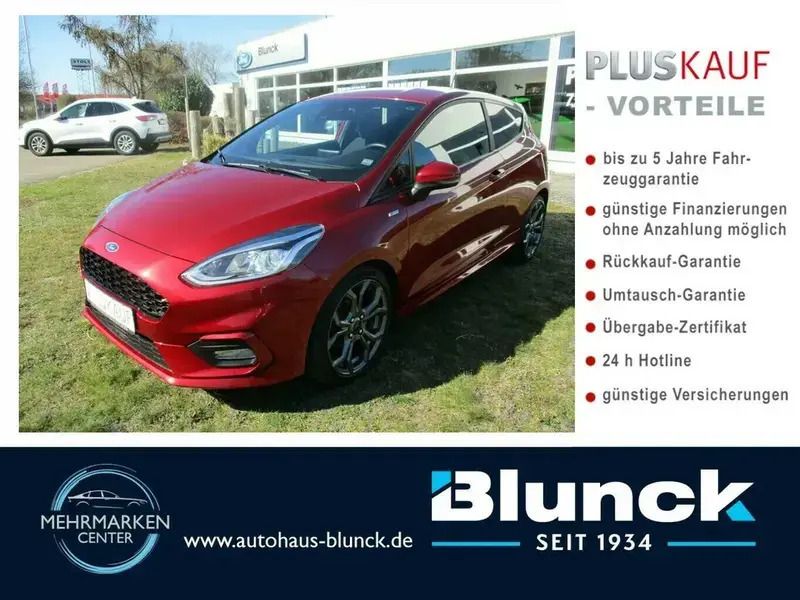 Gebraucht Ford Fiesta ST-Line 101 PS (74 kW) 2017 Rubyrotmetallic Kleinwagen