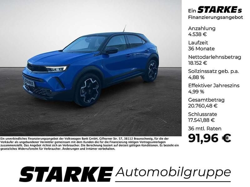 Blau (lackierung voltaic blue met/ty) Gebraucht 2025 Opel Mokka Ultimate SUV | 22.690 € (Guter Preis) - Bild 1/4