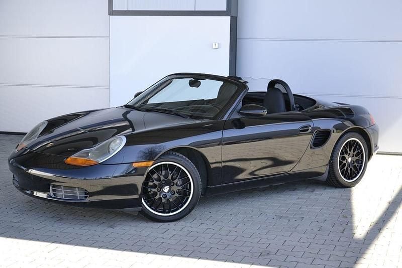 Gebraucht Porsche Boxster 220 PS (161 kW) 2002 Schwarz Cabrio