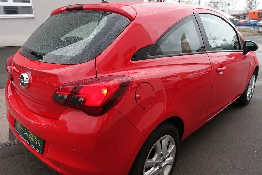 Gebraucht Opel Corsa Edition 90 PS (66 kW) 2016 Rot Kleinwagen