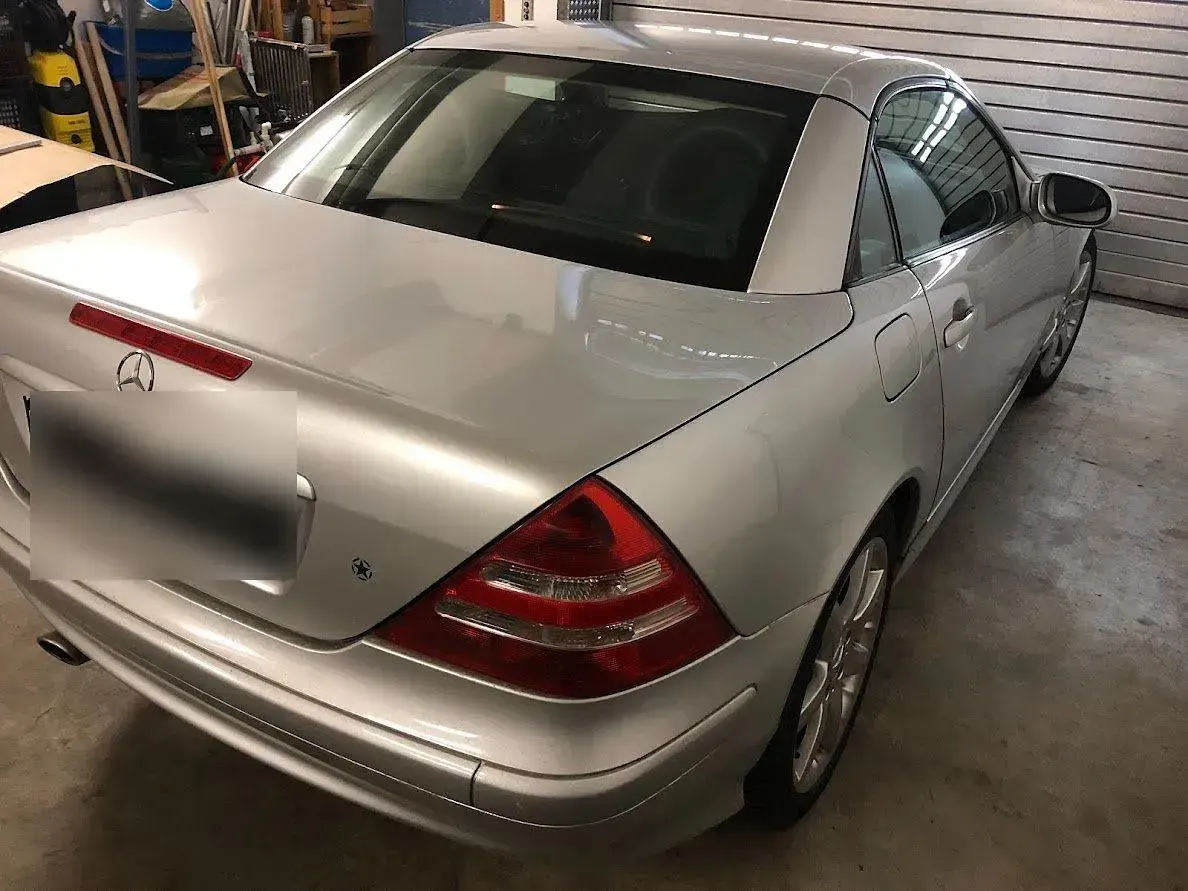 Gebraucht Mercedes SLK200 163 PS (119 kW) 2000 Silber Cabrio