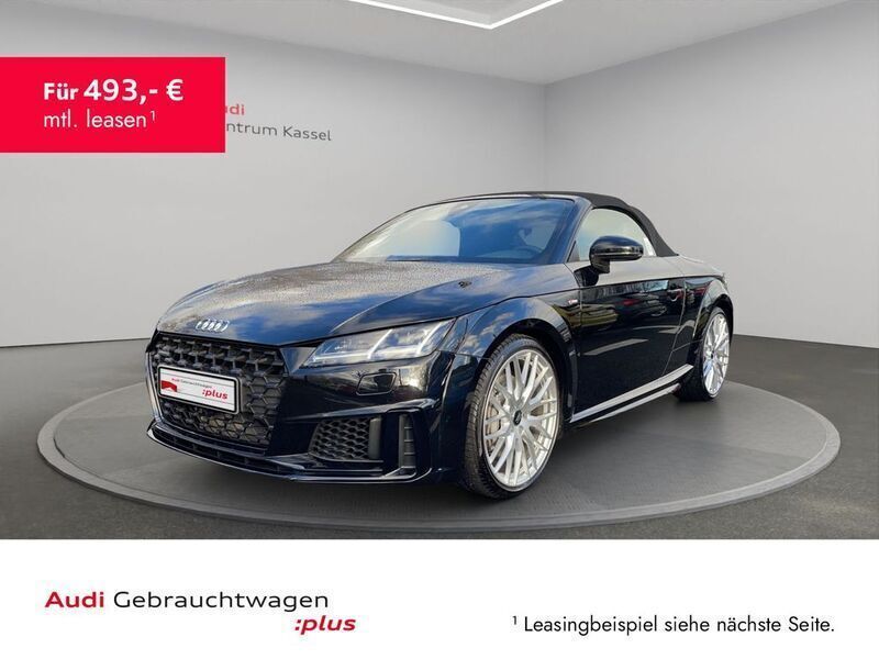 Mythosschwarz metallic Gebraucht 2023 Audi TT Roadster Advanced Cabrio | 48.240 € (Teuer) - Bild 1/3