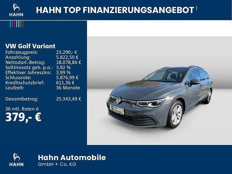Gebraucht VW Golf VIII Life 131 PS (96 kW) 2023 Delfingrau metallic Kombi