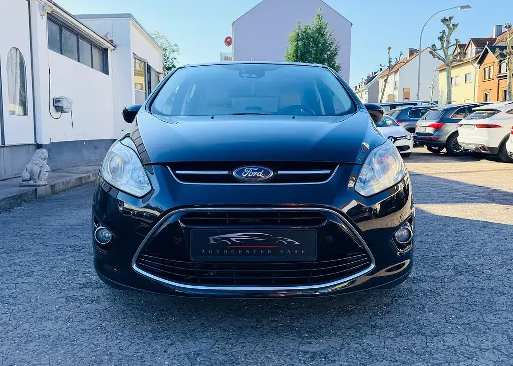 Gebraucht Ford C-MAX Titanium 125 PS (91 kW) 2014 Schwarz Van / Kleinbus