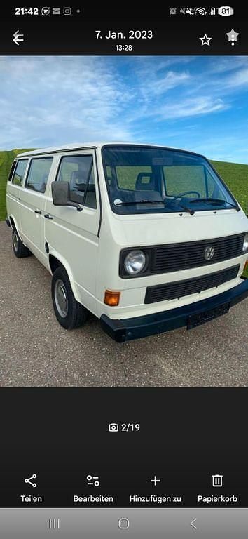 Usado VW Multivan 95 HP (69 kW) 1989 Branco Monovolume