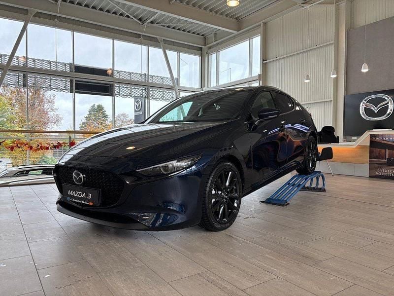 Neu Mazda 3 Exclusive-Line 186 PS (136 kW) 2025 Blau Limousine