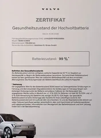 Gebraucht Volvo XC60 Ultimate 455 PS (334 kW) 2023 Weiß SUV