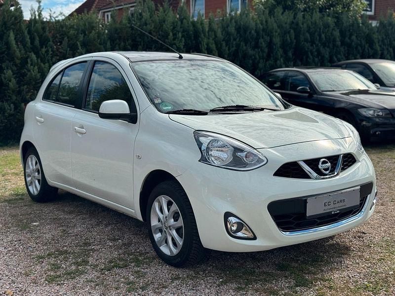 Gebraucht Nissan Micra Tekna 80 PS (58 kW) 2016 Weiß Kleinwagen