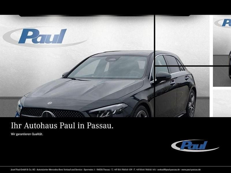 Metalliclack kosmosschwarz Gebraucht 2023 Mercedes A200 AMG Limousine | 32.890 € (Fairer Preis) - Bild 1/4