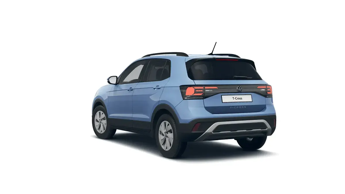 Gebraucht VW T-Cross Life 95 PS (69 kW) 2024 Clear blue (blau) SUV