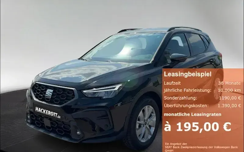 Neu Seat Arona FR 116 PS (85 kW) 2026 Schwarz SUV