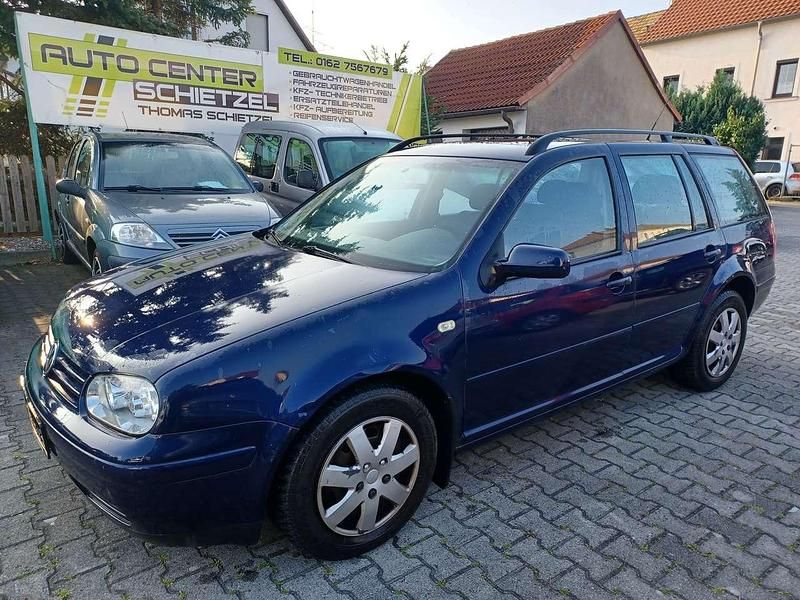 Blau Gebraucht 2000 VW Golf IV Highline Kombi | 690 € (Superpreis) - Bild 1/4