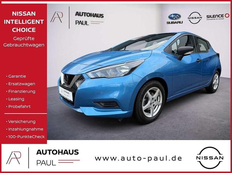 Blau Gebraucht 2022 Nissan Micra Visia+ Kleinwagen | 12.980 € (Fairer Preis) - Bild 1/4