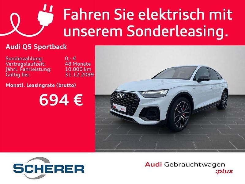 Gebraucht Audi Q5 Sportback Business 367 PS (269 kW) 2021 Gletscherweiß metallic (metallic) SUV