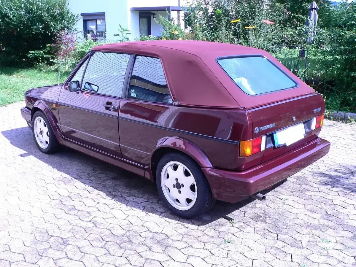 Gebraucht VW Golf Cabriolet Classicline 98 PS (72 kW) 1992 Rot Cabrio