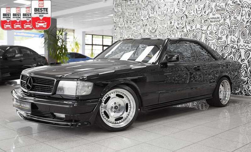 Tiefschwarz Gebraucht 1984 Mercedes 500 Sport Coupé | 32.700 € - Bild 1/1
