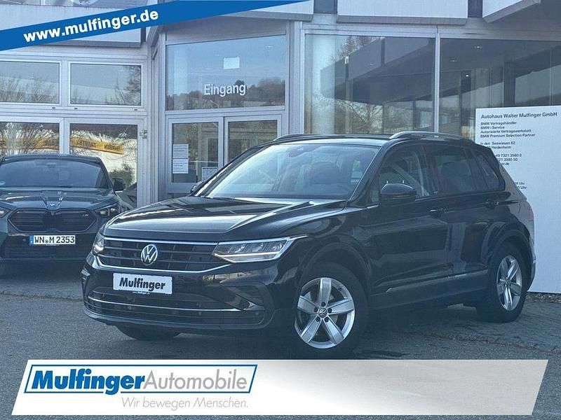 Schwarz Gebraucht 2022 VW Tiguan Active SUV | 24.900 € (Guter Preis) - Bild 1/4
