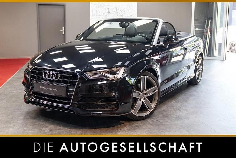 Schwarz Gebraucht 2014 Audi A3 Cabriolet S-Line Cabrio | 16.990 € (Guter Preis) - Bild 1/3