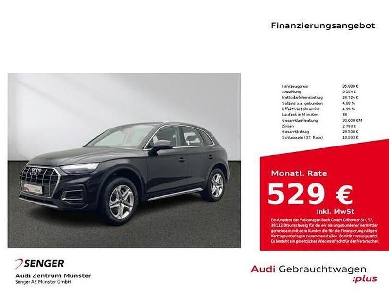 Brillantschwarz Gebraucht 2021 Audi Q5 Ambiente SUV | 35.880 € (Fairer Preis) - Bild 1/3