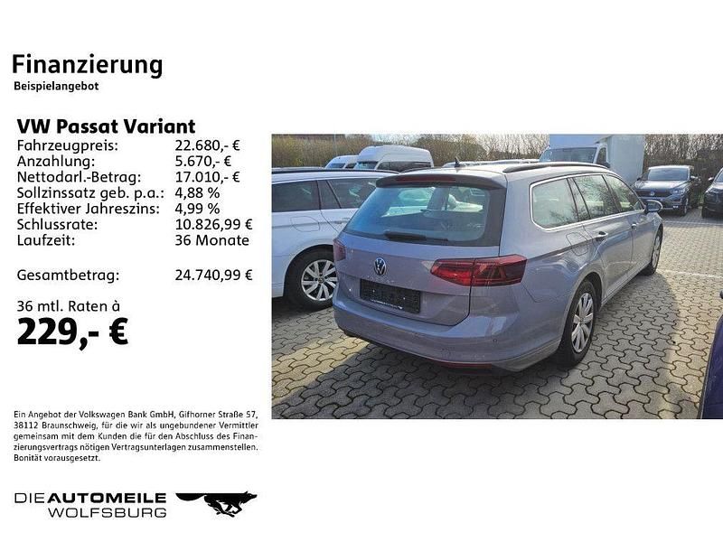 Gebraucht VW Passat Business 150 PS (110 kW) 2023 Mondsteingrau Kombi