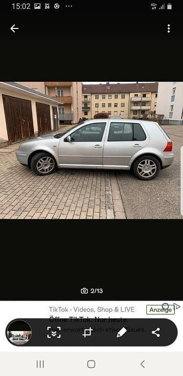 Gebraucht VW Golf IV Basis 105 PS (77 kW) 2001 Silber Limousine