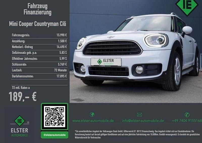 Gebraucht Mini Cooper Countryman 136 PS (100 kW) 2018 Weiß SUV